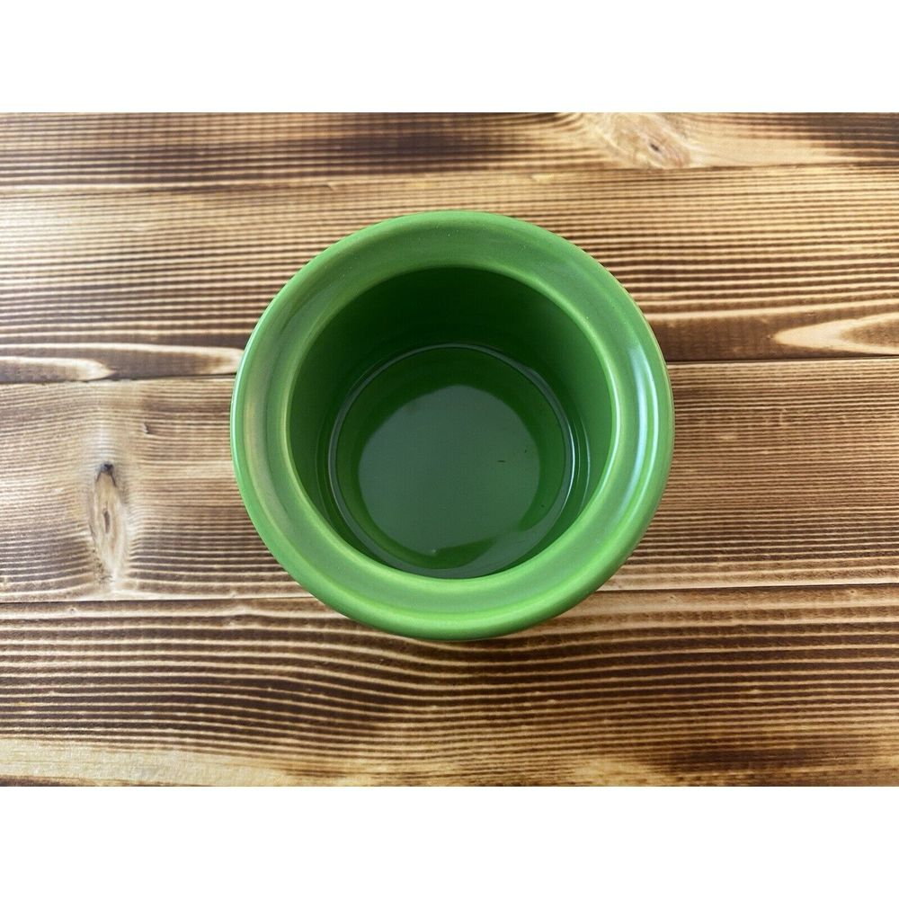Fitz and Floyd Vintage Kelly Green Sugar and Creamer Set‎ With Lid - Picture 7 of 9